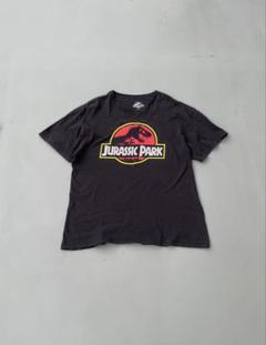 ジュラシックパークTシャツムービーTシャツ 00sフェードブラックXL短丈幅広