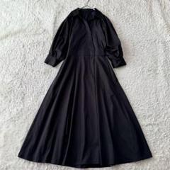 ヴェルメイユパーイエナ リモンタ ラップタックワンピース フレア 23SS 比翼
