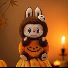 ヨ*ー様 ラブブハロウィン　ラブブカボチャ　ぬいぐるみ ラブブ ぬいぐるみ Labubu Halloween風 - メルカリ