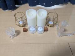 LEDキャンドルとホルダーセット