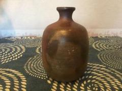 不名作備前焼取手付瓶作家品共箱茶道具送料込み250329