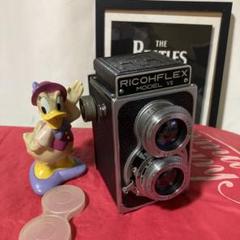 アンティークRICOHFLEX 二眼レフカメラｍieeion機能動完動ケース美品 アンティーク未使用品RICOHFLEX MODEL VI 二眼レフ外観傷無完動