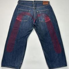 エヴィス デニム No.2 38×35 大黒 赤色