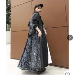 【美品】AMERI VINTAGE バックレーストレンチコート インディコ Ameri VINTAGE - AMERI BACK LACE COAT バックレース トレンチ