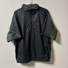 美品】ナイキゴルフ 半袖 ナイロン プルオーバー ハーフジップ