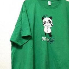 JERZEES ジャージーズ　パンダ　白衣　天使　Tシャツ　グリーン　2XL
