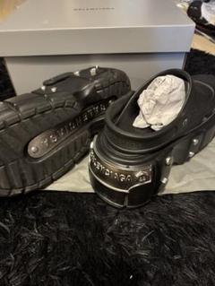 BALENCIAGA ブラック クロッグサンダル 42 BALENCIAGA ハード クロックス サンダル サイズ39 ブラック