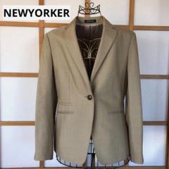 極美品 ニューヨーカー NEWYORKER テーラードジャケット ブラウン LL STUDIO NICHOLSON x ZARA スタジオニコルソン ザラ 23AW 別注