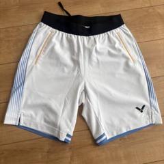VICTOR バドミントン ハーフパンツ M ホワイト　ゲームウェア Amazon | [VICTOR] バドミントンハーフパンツ デンマークチーム