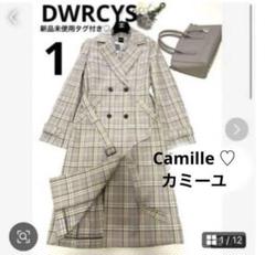 【新品未使用タグ付き】定価4万ドロシーズ グレンチェック トレンチコート
