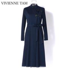 VIVIENNE TAM ヴィヴィアンタム麻混ノーカラースプリングコート　0 AO164qbzI9WeX07zjWKDfjJkz5efan