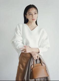 【美品】anuans アニュアンス　ソフトタッチダンボールスウェットプルオーバー ソフトタッチダンボールスウェットプルオーバー（スウェット