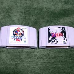 ニンテンドー64 マリオカート64 ゼルダの伝説 2本セット