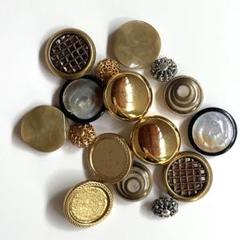 ボ8/ ヴィンテージボタン セット売り ピアスやイヤリングに フランス