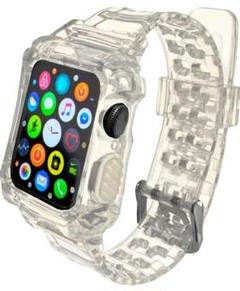 [unifiss]Apple Watch バンド クリア 保護ケース