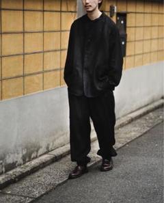 カナパ スタンドカラージャケット(2(MEN) Black/ブラック): COMOLI