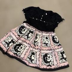 【100サイズ】Shirley Temple 人形姫柄ドレス