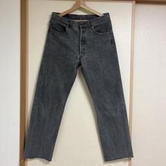 ❗️大幅値下げ❗️リーバイス501 ブラックデニム 90s 先染め 美品 36×30 Levi's 501xx 復刻 先染め USA ブラックデニム 大戦