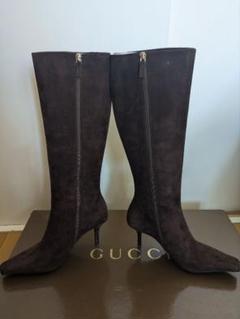 GUCCI ブラウン スエード ロングブーツ 2025年最新】GUCCI カラー：ブラウン系 ロングブーツの人気