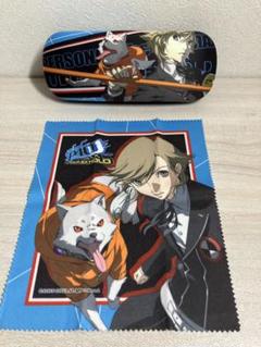 ペルソナ3 天田乾　缶バッジ　P4U2 メガネケース　アトラスDショップ限定 ペルソナ3 天田乾 缶バッジ P4U2 メガネケース アトラスD