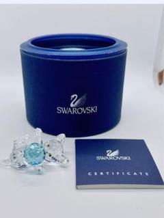 廃盤品　レア　スワロフスキー Swarovski 子ネコ　ブルーボール