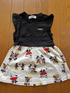 90㎝　xgirl ミッキー ミニー ワンピース