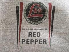 極美品 Lサイズ WAREHOUSE ウエアハウス Lee RED PEPPER
