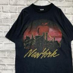 USA製90sヴィンテージTシャツ！シングルステッチ　ブラック半袖古着L 16
