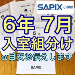 2025年最新】sapix 4年 7月 組分けの人気アイテム - メルカリ