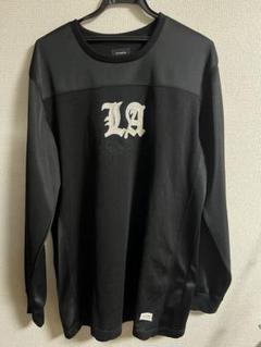 STAMPD メッシュ切替 ロングTシャツ LAロゴ 刺繍 ブラック ストリート