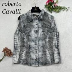 ROBERTO CAVALLI 売れ筋商品|||ロベルトカヴァリ Tシャツ トップス レディース Tops Grey ROBERTO CAVALLI FIRENZE LOGO PRINT LUXURY CREW NECK T-SHIRT