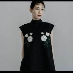 iCONOLOGY 花を着るブラウス　夕顔 iconology イコノロジー 花を着る フリンジトップス 夕顔の通販