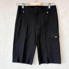 BARNEYS NEWYORK♦︎カーゴパンツ ハーフパンツ M ひざ丈 黒