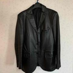 豚革　comme ca ism 黒 レザーブルゾン　アンティーク加工 豚革 comme ca ism 黒 レザーブルゾン アンティーク加工