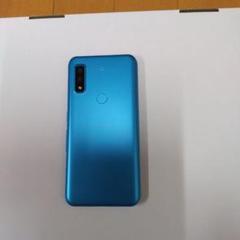 青いスマートフォン 3カメラ a101fc 中古本体のみ