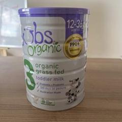 bubs organic 有機草飼育粉ミルク 3号 12-36ヶ月