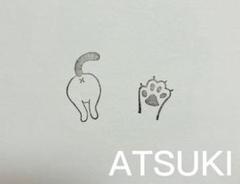 消しゴムはんこ。にゃんこのサムネイル