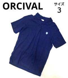 ORCIVAL オーシバル カットソー 丸襟 3 半袖 ネイビー L