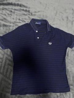 FRED PERRY ネイビー ポロシャツ XS FRED PERRY ネイビー ストライプ ポロシャツ サイズxs - メルカリ