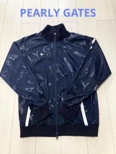 超美品)パーリーゲイツPEARLYGATES薄手ロゴ柄ジャケット サイズ5