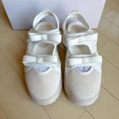 エピヌ ダブルリボンスニーカーサンダル