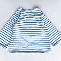 専用極美品/24SS】ドロウェル　オーバーサイズ　ボーダー　カットソー　ざっくり 専用極美品/24SS】ドロウェル オーバーサイズ ボーダー