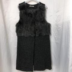 CANOA ベストカーディガン グレー 7584
