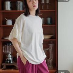 完売！ニコアンド！フリルレースシャーリング