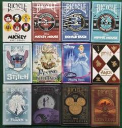 【新品未使用】BICYCLE×Disney トランプ 12個セット レアデック