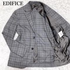 美品✨エディフィス ストレッチ テーラードジャケット アンコン チェック柄 春夏 美品✨エディフィス ストレッチ テーラードジャケット アンコン