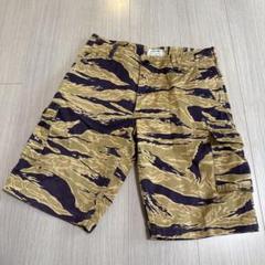 old BOUNTY HUNTER タイガーカモ ハーフパンツ sizeL 裏原