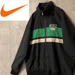 NIKEナイキナイロントラックジャケットカーキ緑グリーン刺繍ロゴスウォッシュ希少 2025年最新】ナイキ トラックジャケット グリーンの人気アイテム