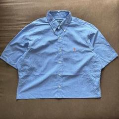 90s Ralph Lauren check shirt 短丈　シティーボーイ