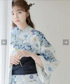 Dita 浴衣 涼風の手毬菊 新品未使用 下駄 2025 浴衣5点セット(ゆかた・帯・下駄・着付けマニュアル